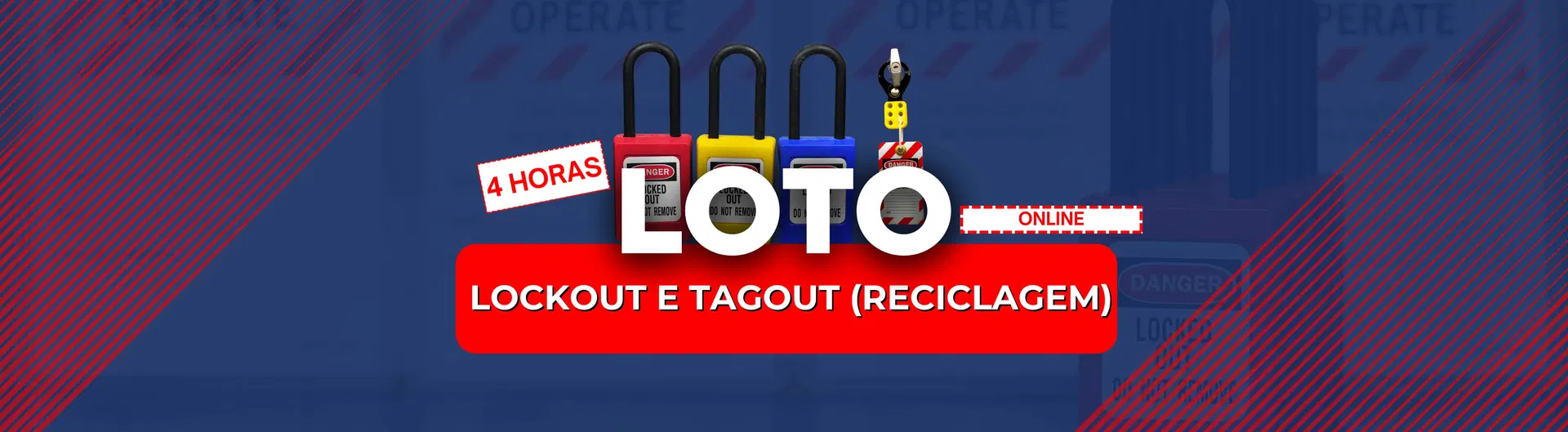 Loto - Lockout e Tagout 4h- RECICLAGEM